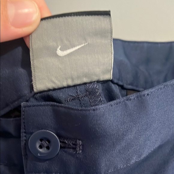 Nike Blue Athletic Dress Pants Slim Fit - Picture 3 of 6